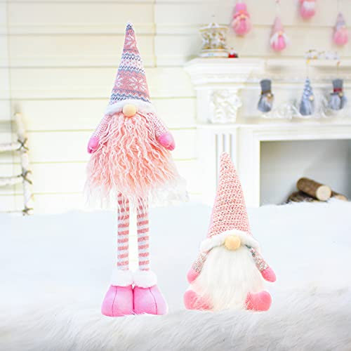 Bseical Weihnachtszwerg Einstellbar, 2 StüCk Weihnachtswichtel, Weihnachtsdeko Amerikanisch, Weihnachtsdeko Skandinavisch, Weihnachtsdeko Figuren, Weihnachtsbaumschmuck, Weihnachten Deko Geschenk (A)