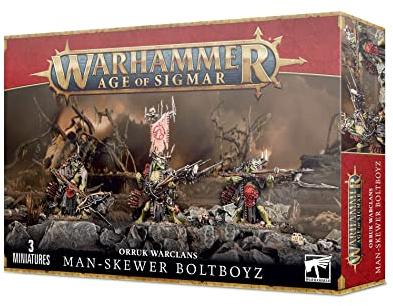 Spel Verkstad - Warhammer - Age of Sigmar - Orruk Warclans Man-Spett BoltBoyz