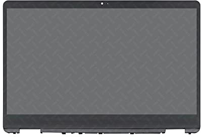 FTDLCD® 14 inches FHD IPS LED LCD Touch Screen Digitizer Assembly With Bezel Replacement for HP Chromebook x360 14b-cb0502na 14b-cb0002sa 14b-cb0003ca 14b-cb0004na 14b-cb0000na 14b-cb0002na