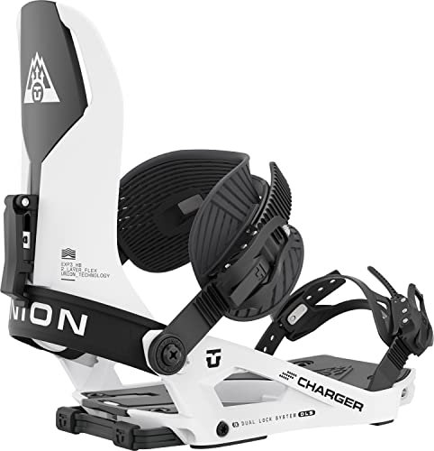 Union - Fijaciones de Snowboard Exp Charger Blanco Hombre - Talla L - Blanco