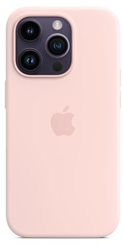 Apple Coque en Silicone avec MagSafe pour iPhone 14 Pro - Rose Craie ​​​​​​​
