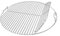 only fire Edelstahl Grillrost, Ø 54,5 cm, Grillrost Rund mit Griff, Grillgitter für Weber 57 cm Kugelgrill, Holzkohle Grill, Einzelne Öffnung, Gasgrill Zubehör, Schwenkgrill Grillzubehör
