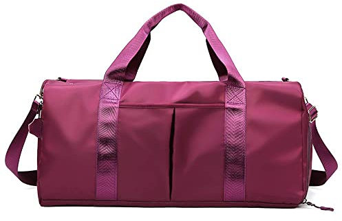 LUMoony Sporttasche Herren Damen Reisetasche Groß 35L Sporttasche mit Nassfach Schuhfach Weekender wasserdichte Schwimmtasche Handgepäck Tasche Duffle Bag für Reisen Gym Urlaub Übernachtung