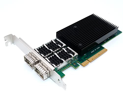 Computer District - Carte Réseau SQFP+ 40 Gigabits (40GB) - 2 Ports QSFP+ Fibre Optique - PCI Express X8 (PCIe X8) - Chipset MELLANOX ConnectX-3 - Windows Server, Windows 7/8/10/11, Linux