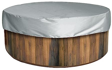BBTISG Runde Poolabdeckung, Runde Pool Schutzhülle Faltbare UV Beständige Poolabdeckung für Schwimmbad, Oberirdische Pools, Lagertank (190 * 30 cm)