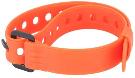 Cinghie di tensione a sgancio rapido in acciaio inossidabile con gomma, 45,2 cm, adatte per raggruppare vari prodotti (arancione)