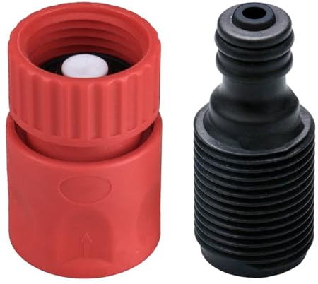 Outboard Motor Quick Connect Flush Kit, Red | Compatible with Mercury, Mariner, Yamaha and Suzuki Outboard Engines
