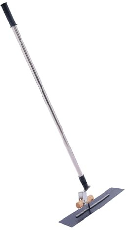 500x100mm Bull Float Concrete Float with Long Handle and Concrete Finishing Shoes, Cement Trowel Flat Concrete Finishing Tool, Adjustable Length Concrete Float Kit with 1.1-2m Handles