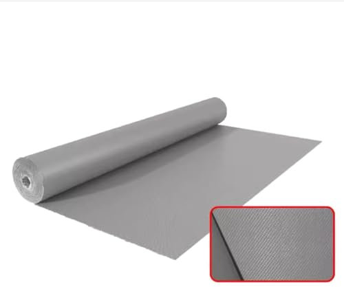 Manta de soldadura ignífuga resistente, 50 m, protección térmica, ignífuga, resistente al calor, color gris, 0,5 mm x 2 m