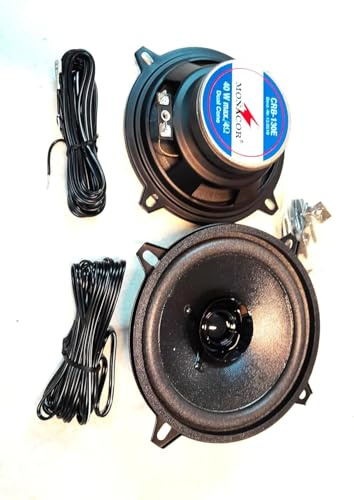 MiragesDesOndes Paire de Haut-Parleurs pour Voiture, 40W, Doubles Cônes, 130 mm