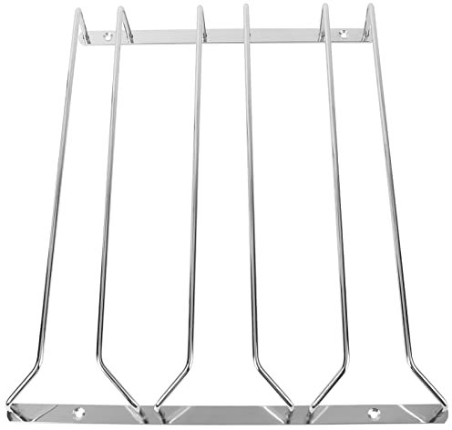 BEBEMOKO Portavasos de Colgante Invertido Soporte para Copas de Vino Inoxidable Estante Multifuncional para Hogar Diseño para Barra y Cocina
