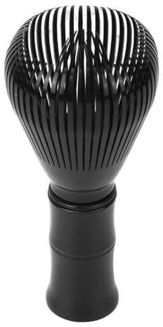 Batidor de Resina para Matcha, 11,5x5,5cm Reutilizable Cepillo para Batidor de Matcha Fácil de Limpiar Agitador de Matcha Cepillo para Té Verde Batidor para Mezclar y Preparar Té (Negro)