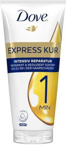 6x Dove Intensiv Reparatur 1 Minute Express Kur Haarpflege repariert und reduziert sofort bis zu 98% der Haarschäden* 170ml (6er Pack)