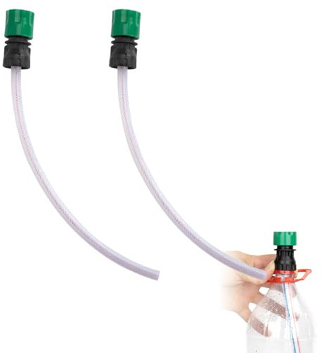 2 Pezzi Adattatore Di Prolunga Per Idropulitrice Di Ricambio Per Bottiglia Di Cola, Adattatore per Bottiglia Con Tubo Trasparente per Idropulitrice ad Alta Pressione, Adattatore Idropulitrice