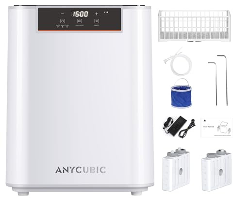 ANYCUBIC Wash & Cure 3 Max, 15,1L ultragroße Wasch- und Aushärtungsstation | 50 % Reinigungsmittelersparnis, anpassbarer Wasch- und Aushärtungsprozess, kompatibel mit LCD/DLP/MSLA Resin 3D-Drucker