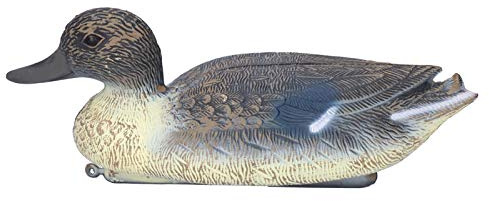 Zerodis Lifelike Female Duck Statue 34.5 X 13cm for Garden Pond Fish Pond Pool Decoration with Fine Details High Simulation Plastic Material