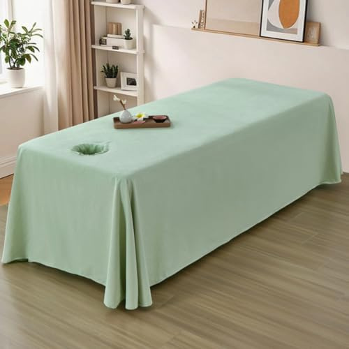 GreenTable - Coprimaterasso lavabile con gonna, 80 x 190 cm, perfetto per massaggi e trattamenti