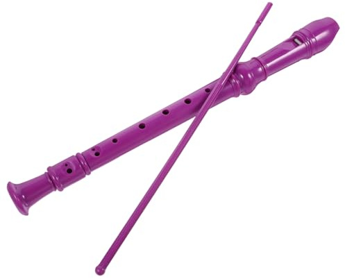 AKOOSY Sopranblockflöte aus Abs für Anfänger und Teens mit Reinigungsstab und Tasche Leicht Spielbares Holzblasinstrument Modisches Design Handkoordination Fördernd Mit Anleitung