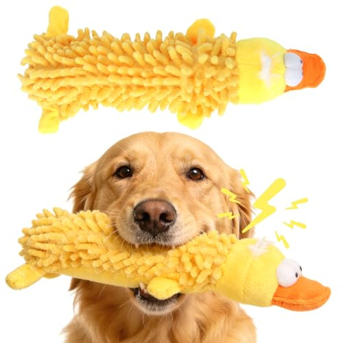 MOTIBACK Juguete de hierba gatera, juguete interactivo para el autoempleo, almohada de peluche suave con forma de pato para cuidado dental y actividad