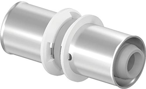 Uponor 1022740 Presshülse Pressmuffe Reduziermuffe Uponor Verbundrohr 20 auf 16 mm, für Mehrschichtrohr