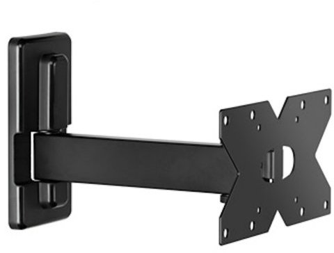 Meliconi CME ER120 - Supporto con braccio estendibile, ruotabile e inclinabile da parete per TV a schermo piatto fino a 32’’, VESA 200x100, made in Italy