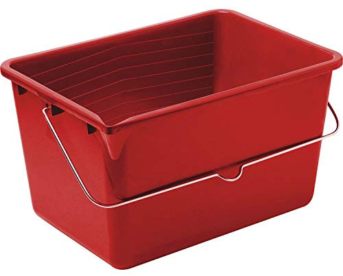 SCHULLER SC40550 Secchio per vernice Nimba in plastica con manico, capacità 8 litri, colori assortiti , 1 pezzo