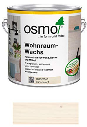 OSMO Wohnraum-Wachs 7393 weiß transparent, 0,75 Liter