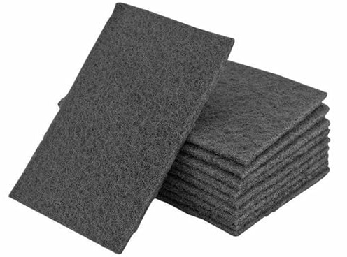 Mirka Mirlon Scotchbrite Clean & Finishing Hand Pads Grey Ultra Fine P1500 Fine Grit [150mm x 230mm] 150x230mm Pads Box of 5 Scotch Brite Automotive Sanding Pads