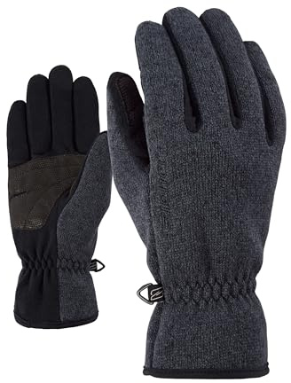 Ziener Barn LIMAGIOS JUNIOR Glove multisport fritids/funktion/utomhushandskar | andas, stickade, svart (svart melange), 3,5
