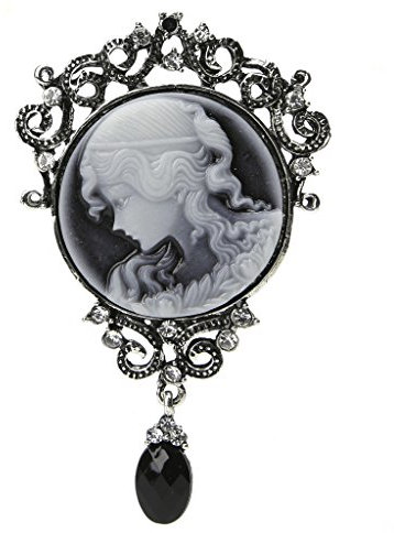 KOFUN Brosche, Elegante Frauen-Dame Jewelry Antique Vintage Viktorianischen Cameo Brosche Pin Anhänger