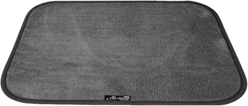 Aladino il tappeto Magico Zerbino Originale Interno/Esterno per Casa, Bagno & Cucina – Antiscivolo, Lavabile, Ultra Assorbente, Disponibile in diverse misure e colori, Made in Italy 50x65cm,Grigio