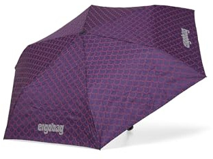 ergobag Regenschirm - Schulranzenschirm für Kinder, extra leicht mit Tasche, Ø 90 cm