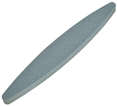 Scythe Whetstone 225 mm Oval Whetstone for Scythe, Lawn Mower, Axe (1)