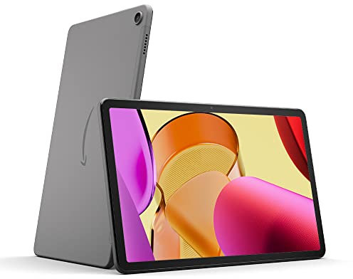 Certified Refurbished Amazon Fire Max 11 tablet, our most powerful tablet yet, vivid 11 display, octa-core processor, 4 GB RAM, 14-hr battery life, 128 GB, Grey, with Ads