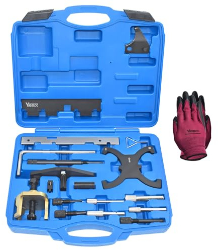Engine Timing Tool Kit, Ford Fiesta Focus Volvo Mazda 1.25 1.4 1.6 1.8 2.0 2.3 2.5L Di/TDCi/TDDi ECOBOOST 1.6 Ti-VCT 1.5 1.6 VVT 2.3L 2.5L, Camshaft Flywheel Locking Tools, 303-1097 303-1550 303-1556
