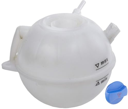 RIDEX 397E0196 Depósito compensación refrigerante con tapones Compatible con VW Golf 4 Hatchback 1J1