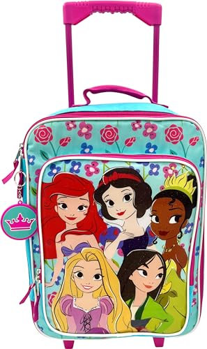 Fast Forward Kid's License Pilotenkoffer mit weichen Seitenrollen, 40,6 cm, Rollgepäck, Mehrfarbig, Large, Princess-2