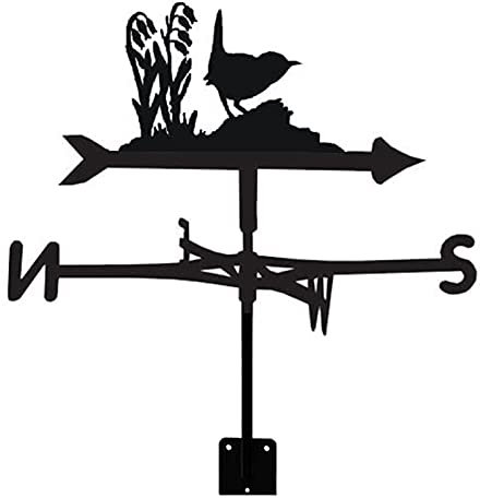 ROLTIN Girouette en métal Animal, girouette Vintage, indicateur de Direction du Vent Creux pour Jardin extérieur, Toit, Paddock, décoration, Cour, Outils de Mesure du Vent – Poussin