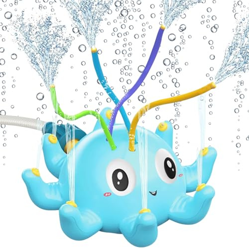 Wasserspielzeug Kinder Outdoor, Wassersprinkler Rasensprenger Kinder