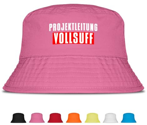 Prozente Momente Projektleitung Vollsuff - Fischerhut | Anglerhut | Sonnenhut | Sommer | Party | Malle | lustige Sprüche | OneSize | Malle | Urlaub