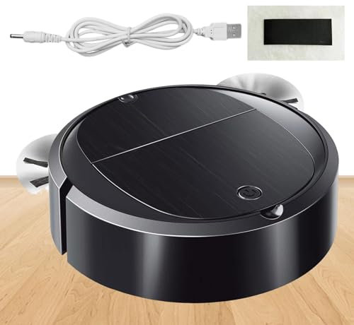 Generico Robot Aspirapolvere - Robot Aspirapolvere Intelligente Con Ricarica Automatica | Robot Mop Per La Pulizia Automatica Dei Pavimenti | Robot Automatico Domestico Ricaricabile