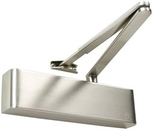 Rutland TS9205 2 Hour Fire Rated Size 5 Overhead Top Hung Door Closer Heavy Duty Adjustable Silver from Ironmongery Hardware Online