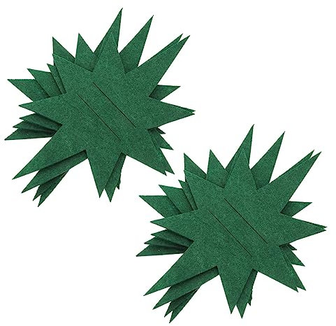 KITANDOVE 8 Pièces Porte-Couverts Porte-argenterie pour La Fête Poche De Cuillère De Vaisselle De Sacs D'argenterie De Noël Sacs à Couverts De Noël Green Feutrine