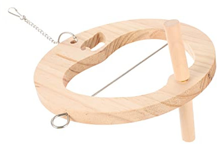 Kisangel Vogel Spielzeug Holzständer Für Papageien Kreative Obst Und -spieße Für Vögel Futterhalter Mit Stehstütze Für Wellensittiche Und Andere Ziervögel