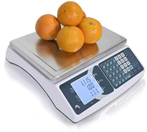 Balance Poids Prix Baxtran XTI Homologuée - 20 PLU Directes - Double Affichage LCD - Batterie 130h - Plateau Inox