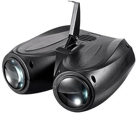 Luces Discoteca, Lámpara de discoteca Led de doble cabeza, proyector de luz de fiesta de DJ colorido, iluminación de efecto de escenario for entretenimiento en el hogar para DJ, decoración de fiestas.