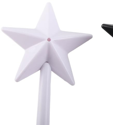 Varita mágica Salero y coctelera Dispensador de condimentos mágico en forma de estrella Cocteleras recargables para decoración de mesa de comedor de cocina Plástico Rosa Negro