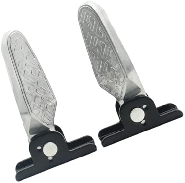 ZYKEJJDDAK Pedales plegables para bicicleta eléctrica, práctico diseño plegable para un fácil almacenamiento, cómodas superficies antideslizantes que garantizan pedales plegables para bicicletas