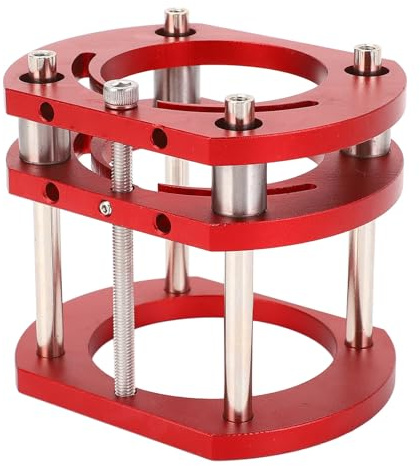 Yusat Height Adjustable Router Lifting Base, Router Table Lifting System for Motor Diameters 64-66mm