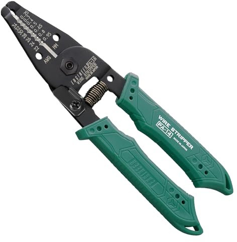 Precision Wire Strippers for Very Thin Gauge Wire, Professional Grade, Super Sharp Carbon Steel Jaws. Made in Japan. ENGINEER pa-14